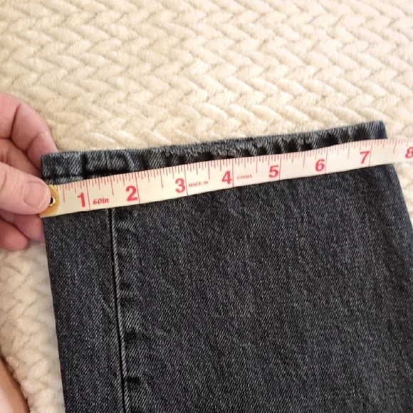 Everlane The 90s Way High Jean High Rise Faded Black 🖤 sz 23 -measures to sz 26 - Picture 14 of 16